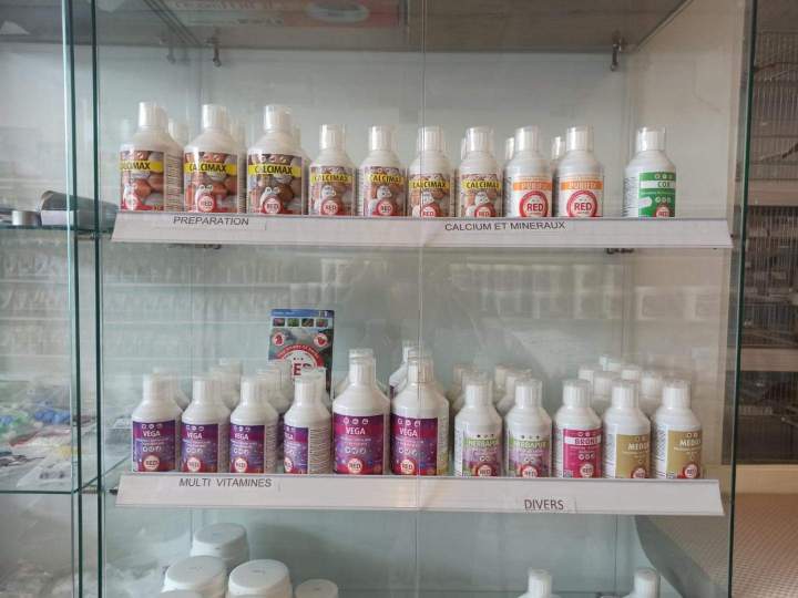 Calcium, minéraux, multivitamines oiseaux Marignane
