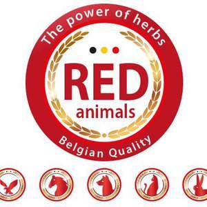 Logo red animals
